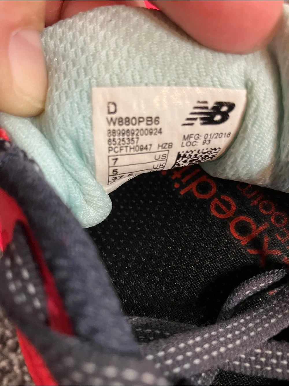 New Balance 880v6 Abzorb Womens Size 7 Running Shoes Pink W880PB6